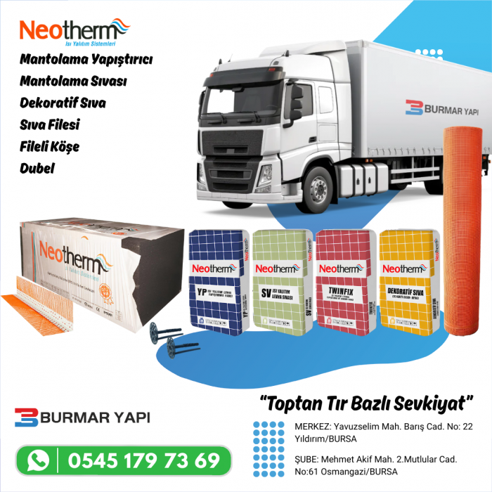 Kocaeli Neotherm Mantolama Fiyatları